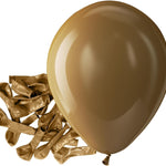 Bezente metallic champagne gold balloons latex party decorations 100 pack 12 inch round helium