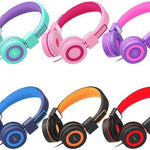 ELECDER i37 Kids Headphones for School Children Girls Boys Teens, Green | Foldable Adjustable Lightweight, 3.5mm Audio Jack On Ear Headphones for Smartphones Chromebook Computer PC Tablets Travel