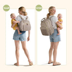 mommore Diaper Bag Backpack, Large Travel Baby Bag for Daily Essentials | Stylish Diaper Backpack for Toddler, Insulated Pockets, Changing Pad & Stroller Straps for Outdoor Trip