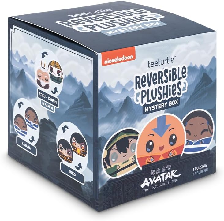TeeTurtle 3" Reversible Mystery Box Plushie - Cute Cryptids Series - Surprise Soft Stuffed Animal Blind Box