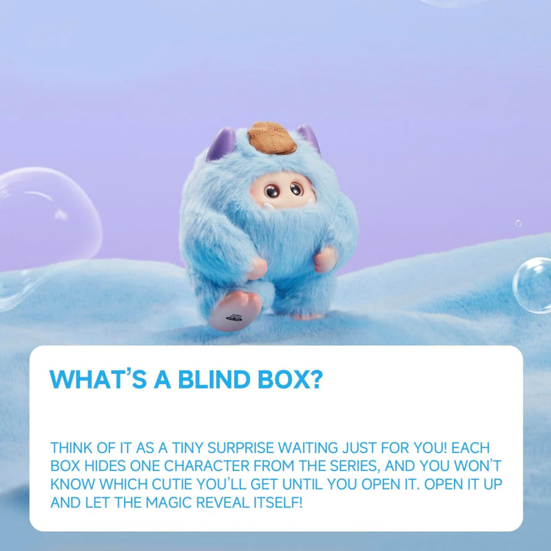 Giggle Monster Marshmallow Dreams Series Vinyl Plush Blind Box Random Design Action Figures Collectible Toys Home Decorations Holiday Birthday Gifts (Single)