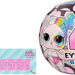 LOL Surprise Eye Spy Series Baby Sisters Dolls with Color Change Feature and Interactive Ball Packaging