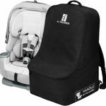 J.L. Childress Padded Backpack Car Seat Travel Bag - Deluxe, Black