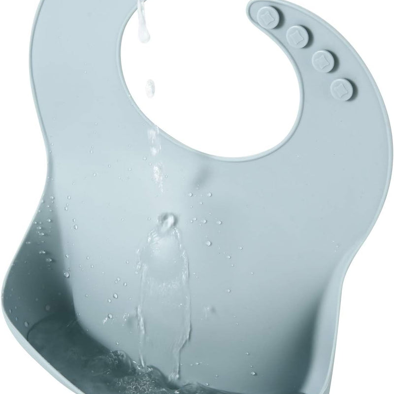 PandaEar Set of 3 Silicone Baby Bibs Waterproof, Soft, Unisex, 10-72 Months
