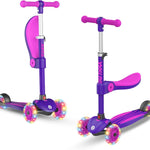 Gotrax KS3 Kids Kick Scooter with LED Lighted Wheels and Adjustable Height Handlebars