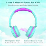 IMYB V1 Kids Headphones with 85dB Safe Volume, Adjustable Fit for Ages 2-12, Ideal for School & Travel