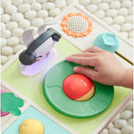 Skip Hop Baby Musical DJ Set Toy with Lights, Songs, Sound Effects, and Soft Textures, Farmstand Let The Beet Drop DJ Set