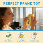 2PCS Butter Squishy Stress Relief Toys, Ultra-Soft Slow Rebound Squeeze Toy, Realistic Bread Style Sensory Fidget for Desk, Anxiety Relief Fun Gift for Adults