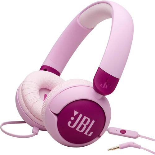 JBL Junior 320 - Wired On-Ear Kids Headphones with Safe Sound and Built-in Mic
