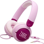 JBL Junior 320 - Wired On-Ear Kids Headphones with Safe Sound and Built-in Mic