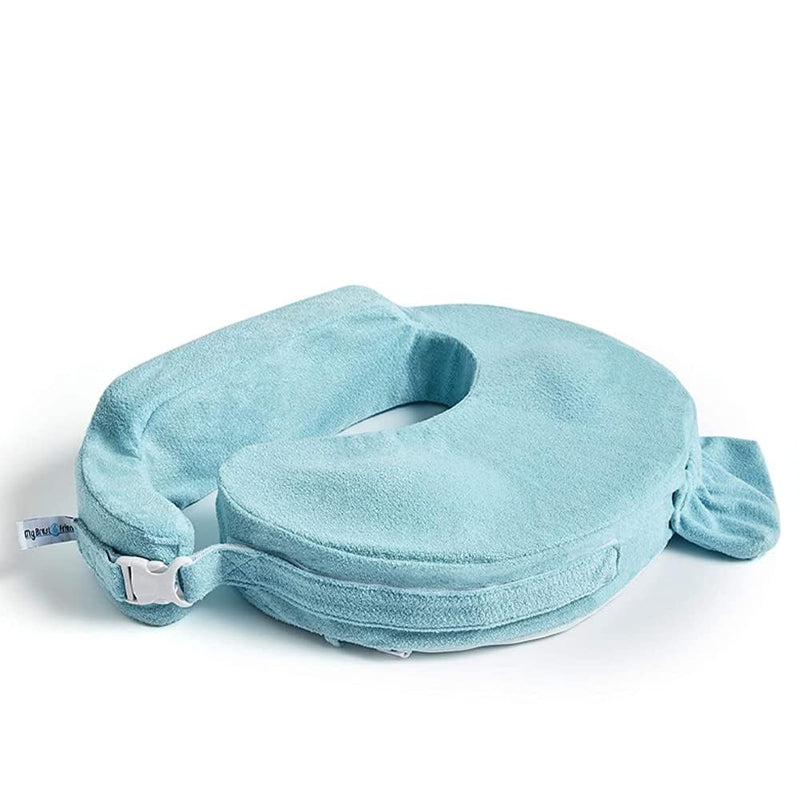 My Brest Friend Nursing Pillow - Deluxe - Enhanced Comfort w/ Slipcover - Ergonomic Breastfeeding Pillow For Ultimate Support For Mom & Baby - Adjustable Pillow W/ Handy Side Pocket, Soft Rose
