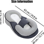 Baby Wedge Pillow, Adjustable Breastfeeding Pillow | For Reducing Spit-Up, Bottle Feeding