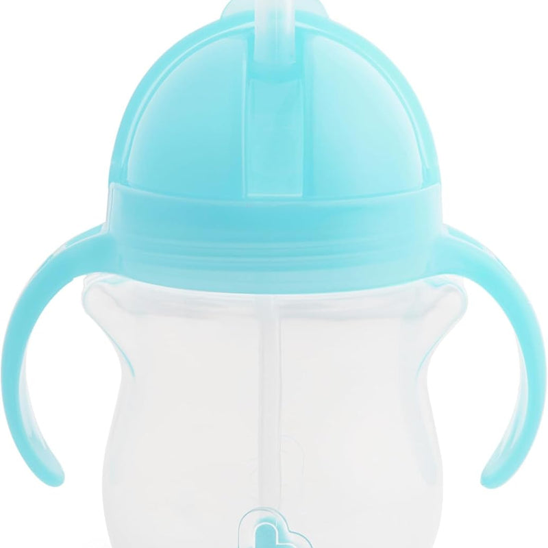 Munchkin Any Angle Sippy Cups, 7 Ounce, 2 Pack, Pink/Purple