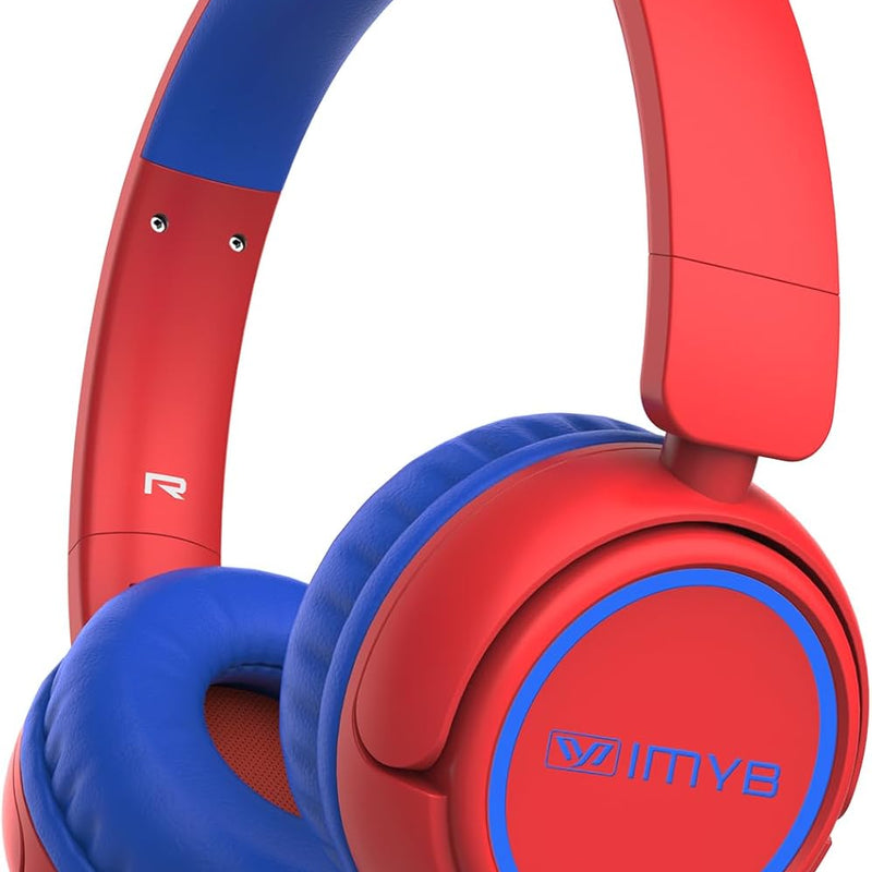 IMYB V1 Kids Headphones with 85dB Safe Volume, Adjustable Fit for Ages 2-12, Ideal for School & Travel