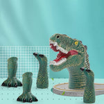 AQKILO Dinosaur Finger Puppet, Tiny Hands Theater Prop, Funny Gag Gift for White Elephant, Easter Basket Swaps, Adults and Kids