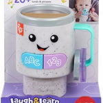 Fisher-Price Baby & Toddler Toy Laugh & Learn Coffee Mug Musical Activity with Lights & Educational Songs for Infants Ages 6+ Months | Pretend Cup, Educational Music & Lights, Busy Activities, Infants & Toddlers Ages 6+ Months