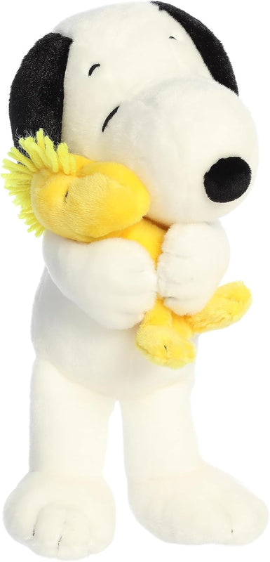 Aurora® Adorable Peanuts® Big Hugs Snoopy™ & Woodstock Stuffed Animal - Officially Licensed Toys for All Snoopy Fans - Nostalgic Gift for Adults and Birthday Celebrations - 13 Inches