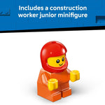 LEGO City Rides – Construction Loader Building Toy for Kids - Pretend Play Set for Boys & Girls, Ages 5+ - Construction Toy W/Backhoe, Loader Bucket, & Minifigure - Gift Idea for Birthdays - 60483