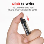 Sooez 40 Pack Bulk Pens Ballpoint, Smooth Writing Pens with Soft Grip, Retractable Black Ink Pens, Medium Point 1.0mm Pen for Journaling, Ballpoint Pen Office Supplies for Nurse, Server, Note Taking