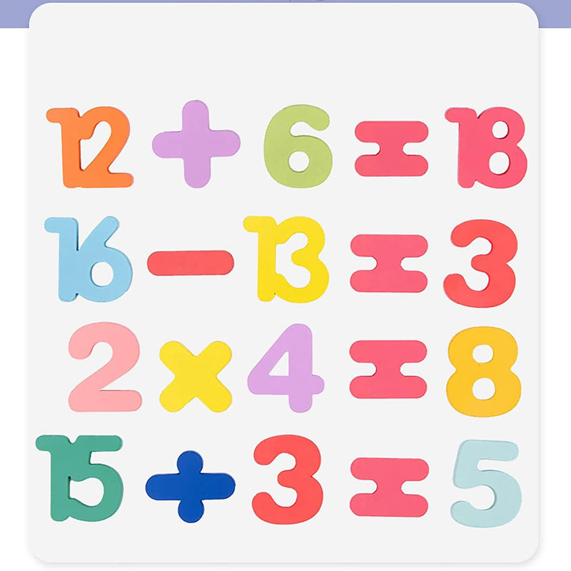 3-Pack Wooden Alphabet Shape Puzzles for Toddlers 3 Years Old Boys & Girls