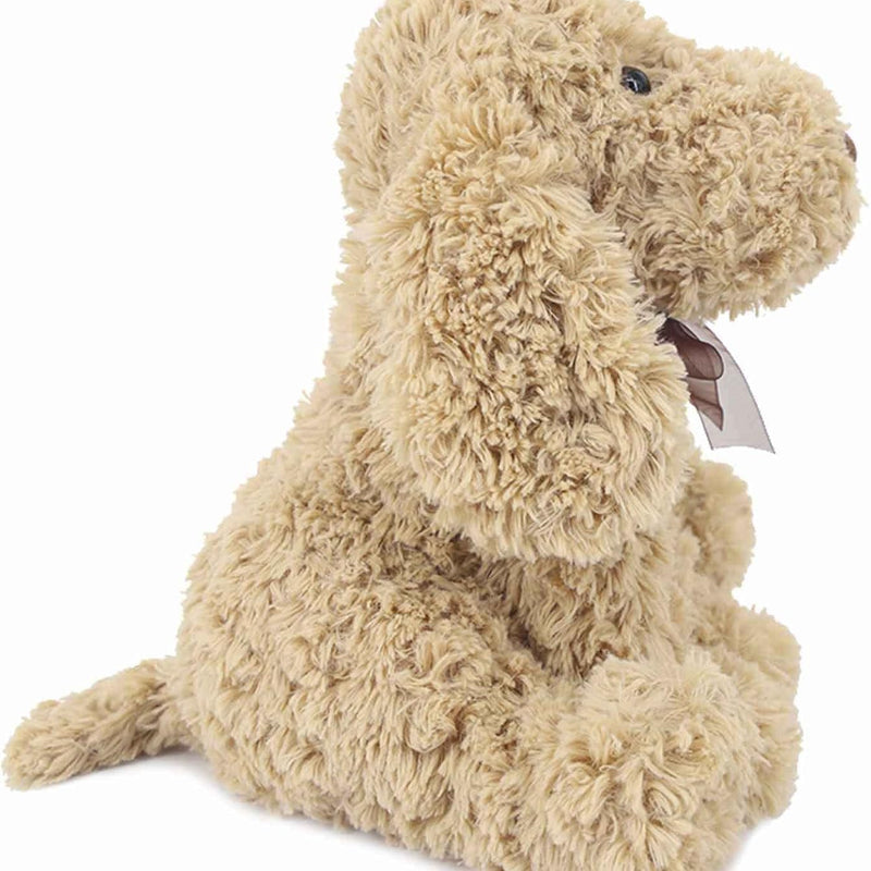 WEIGEDU Poodle Goldendoodle Stuffed Animal, 11.8", Golden | Adorable Toy Dog, Labradoodle Plush, For Kids Boys Girls, Birthday Easter Nursery Bedtime Gift