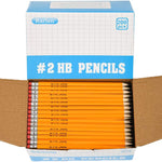 Rarlan Wood-Cased #2 HB Pencils, Pre-sharpened, 200 Count Bulk Pack | Classroom Pencils with Erasers for School and Teacher Supplies, Writing, Drawing and Sketching, Back to School