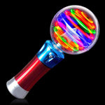 ArtCreativity Spinning Light Up Toy Wand – LED Magic Ball for Kids with Autism-Friendly Design and Party Favors