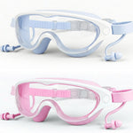Zoomsnail Kids Swim Goggles 2Pack, Leakproof Anti-fog UV Lens Swimming Goggles for Kids Boys & Girls 3-15