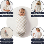 Itzy Ritzy Breastfeeding Boss Multi-Use Baby Wrap & Cover (Checkerboard)