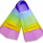 Kids Short Swim Fins, Lap Training Flippers for Pool Youth Beginners