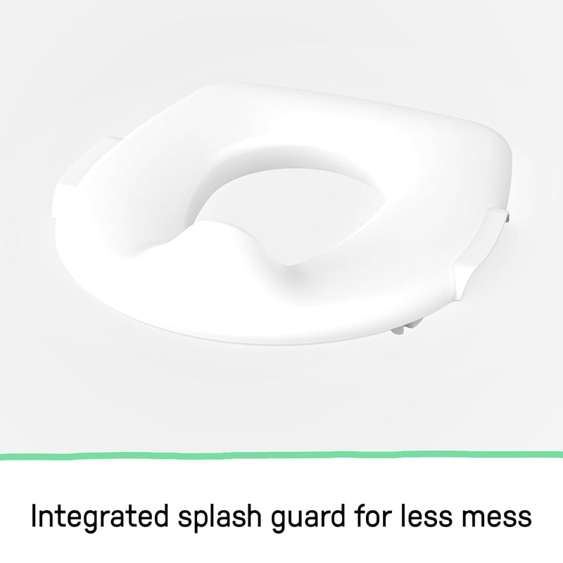 Ingenuity My Size Potty Pro 2-in-1 Potty Training Toilet, Floor Potty with Removable Potty Seat for Standard Toilets, Realistic Flushing Sound, For Toddlers Ages 18+ months, Up to 50 lb