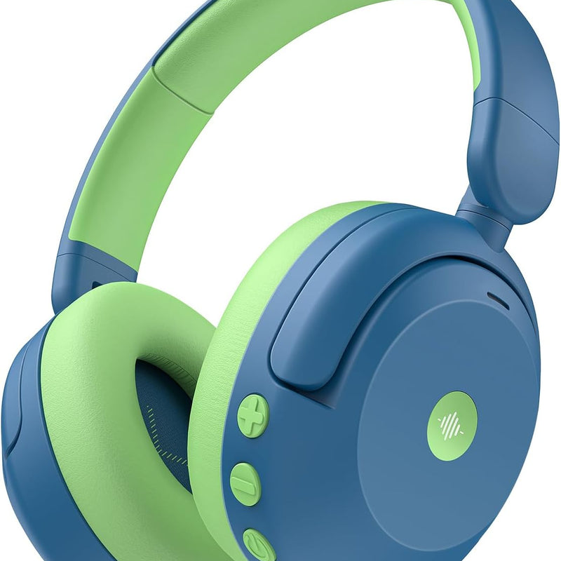 iClever BTH20 Active Noise Cancelling Headphones for Kids, 60H Battery, Type-C Fast Charging, Safe 80dBA Volume