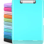 Sooez Clipboards with Storage, High Capacity Clip Boards 8.5x11 with Storage, Heavy Duty Nursing Clipboard Folder, Plastic Clipboard with Pen Holder for Women Teachers Work, School & Office Supplies