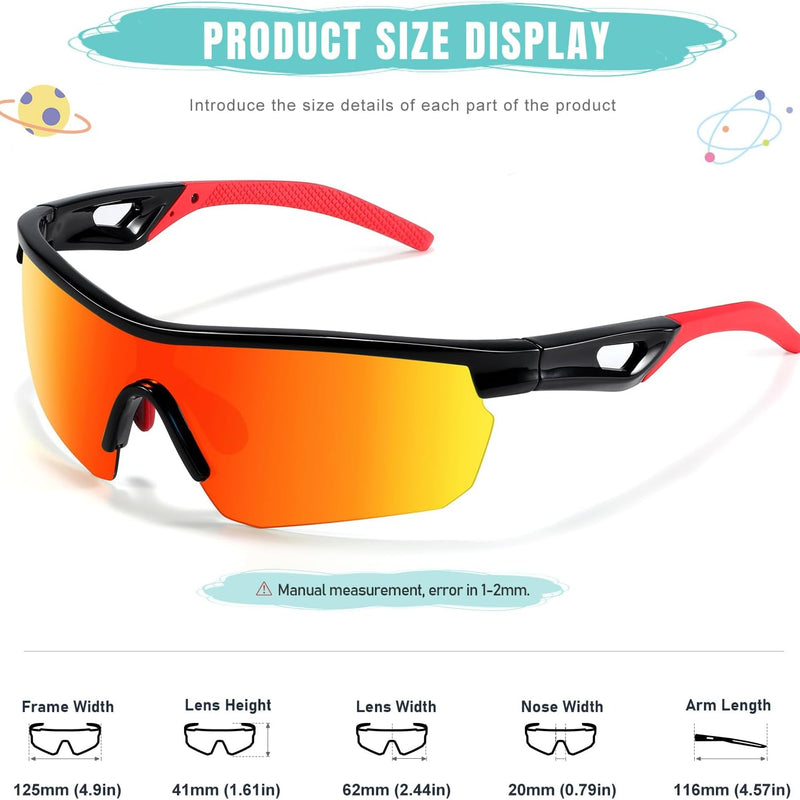 Oakley Youth Sunglasses for Boys Girls 3-12 Polarized UV Protection Sports Goggles