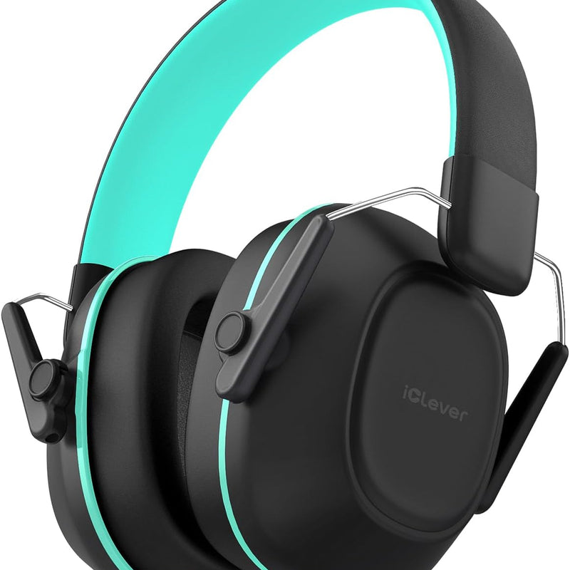 iClever EM01 Noise Cancelling Headphones for Kids Adults, SNR 29dB EarMuffs | Noise Reduction Ear Muffs for Autism Sensory Concentration Aid Ear Hearing Protection for Fireworks Event Monster Jam Concert