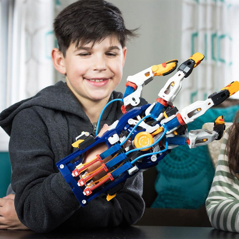 Thames & Kosmos Mega Cyborg Hand STEM Experiment Kit with Hydraulic Gripping Capabilities