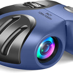 Let's Go! Kids Binoculars 8X Shockproof with Safety Eyepieces Compact Design