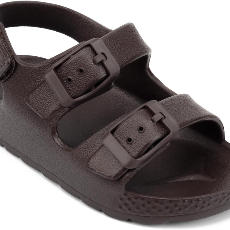 ChayChax Toddler Boys Girls Double Buckle Sandals Children's Adjustable Back Strap Water Sandal