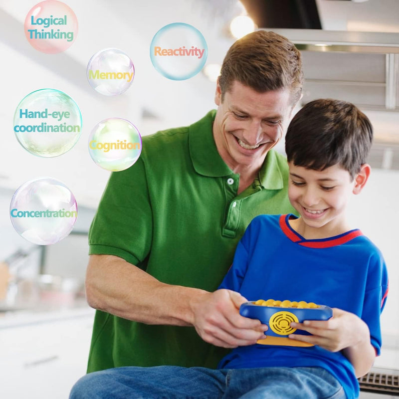 Intoypad Pop The Target! Handheld Speed Push Game Machine: Multiplayer Fun for Family, Sensory Fidget Toy