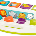Battat Cause and Effect Toy with Buttons and Colors for Kids, Toddlers, and Babies