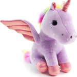 Sew Butiful 8" Unicorn Stuffed Animal - Cute Plush Toy Gift for 3-8 Year Old Girls, Soft Birthday Present for Baby, Toddler, Kids, Decor
