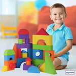 LOLO TOYS Large Building Foam Blocks - Giant Jumbo Big Blocks for Toddlers (30 Pieces)