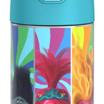 THERMOS FUNTAINER Water Bottle with Straw, 12oz, Frozen 2 | Kids Stainless Steel Insulated Water Bottle, Keeps Drinks Cold Longer for School & Play, BPA-Free