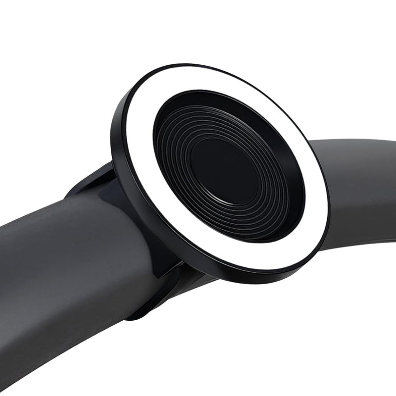 Magnetic Phone Holder for Stroller, Shopping Cart & Golf Push Cart | Handlebar Phone Mount for MagSafe | Strap with Strong Magnet for Mag Safe | Stroller Accessories for Uppababy, Nuna, Bugaboo...