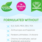 Dapple Baby Travel Cleaning Kit - 5 Piece- Baby Bottle & Dish Soap, Bottle Brushes, and Drying Rack - Newborn Essentials