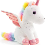 Sew Butiful 8" Unicorn Stuffed Animal - Cute Plush Toy Gift for 3-8 Year Old Girls, Soft Birthday Present for Baby, Toddler, Kids, Decor