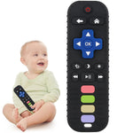 Chuya Baby Teether Toy, Food-Grade Silicone, 3-24 Months, TV Remote Control Shape, Teething Relief for Infants