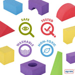 LOLO TOYS Large Building Foam Blocks - Giant Jumbo Big Blocks for Toddlers (30 Pieces)
