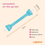 oogiebear Baby Nose & Ear Picker, Safe Booger Remover Tool, 1 Piece, Blue | Safe Dual-Ended Nose Cleaner & Ear Wax Remover for Newborns, Infants & Toddlers, BPA-Free, Patented, Baby Registy Essential