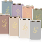 SKYDUE Small Notebooks, Cute 3x5 Pocket Notepads, Mini Spiral Notebook with Lined Pages Nursing School Essentials, School Office Supplies Set Of 8